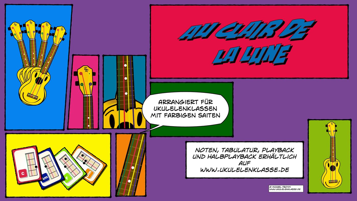 Au clair de la lune – Comic-Banner